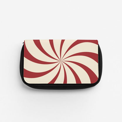 Peppermint Swirl Pattern Pencil Case