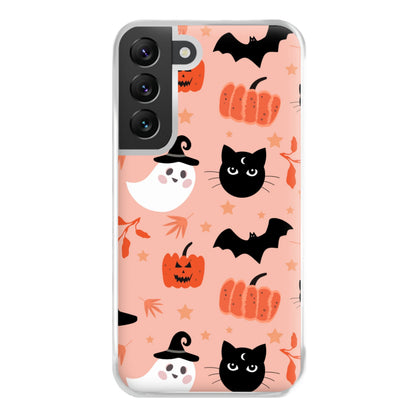 Pretty Pink Halloween Pattern Phone Case