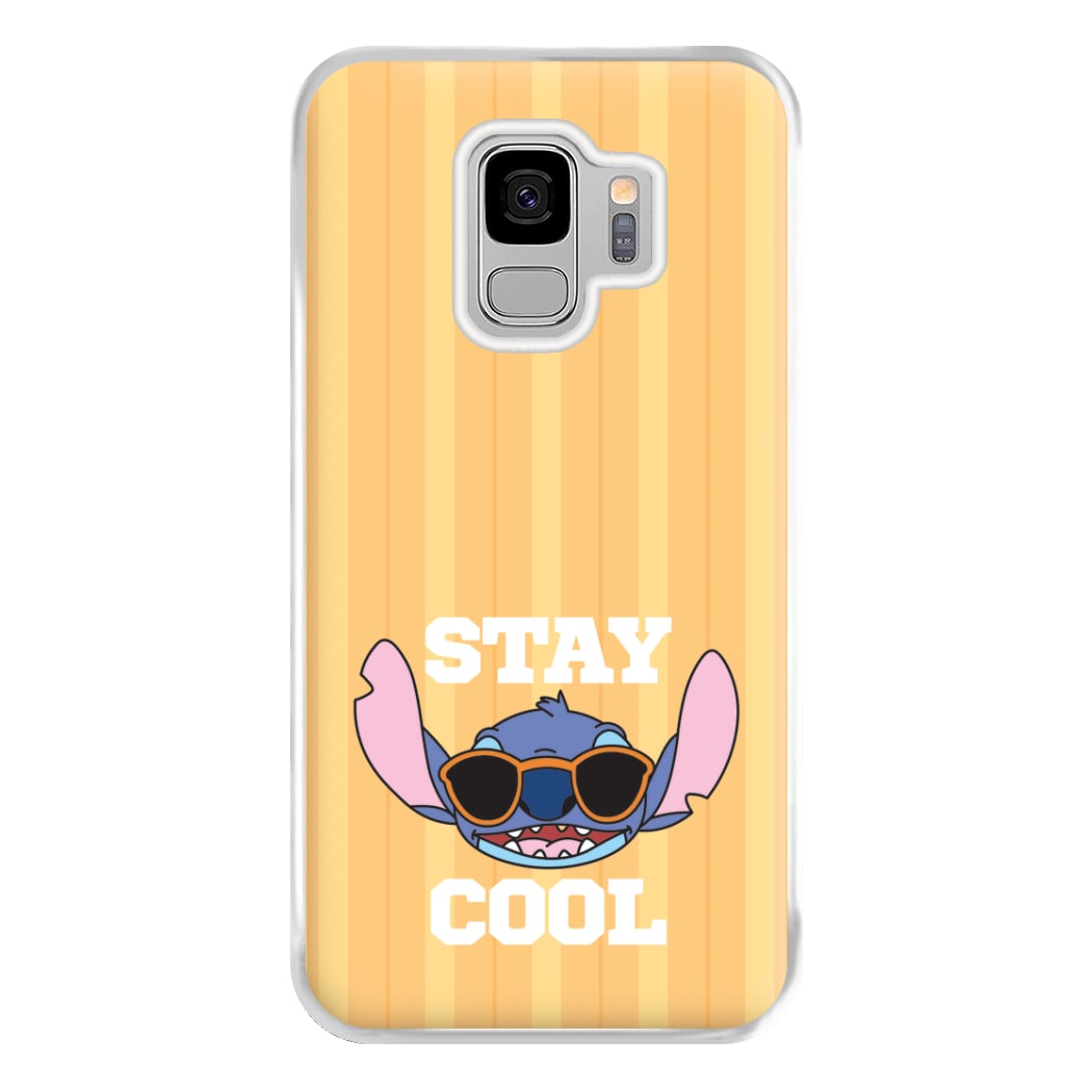Stay Cool Blue Alien Galaxy S9 Case
