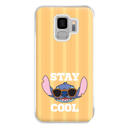 Stay Cool Blue Alien Galaxy S9 Case