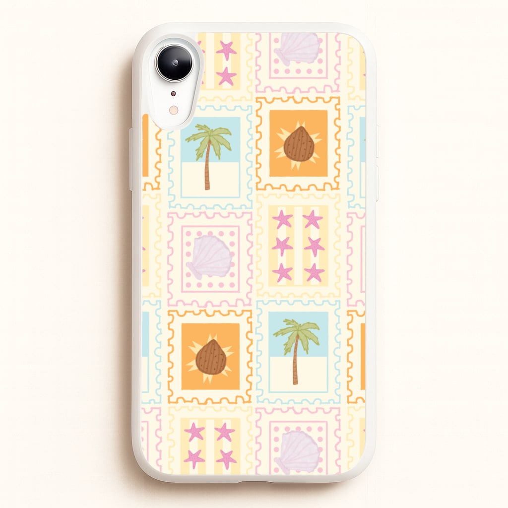 Tropical Stamps iPhone XR Case