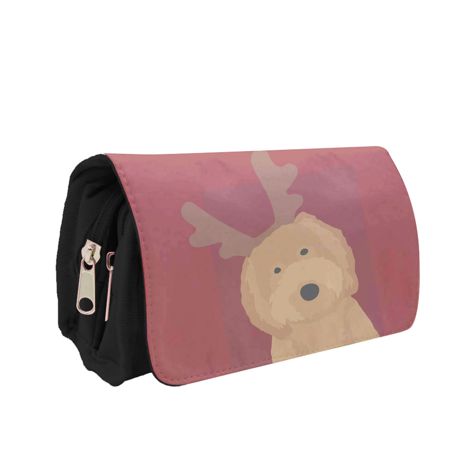 Dog Christmas Ears Pencil Case