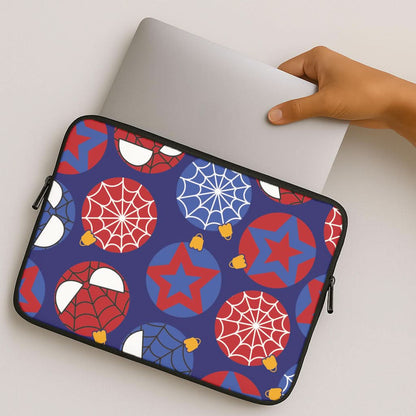 Spider Hero Baubles Pattern MacBook Cover