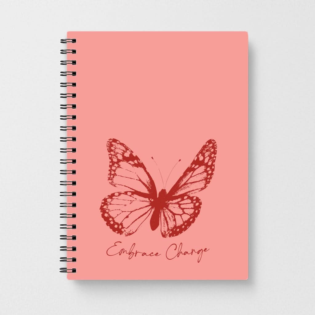 Embrace Change Butterfly Notebook