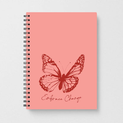 Embrace Change Butterfly Notebook