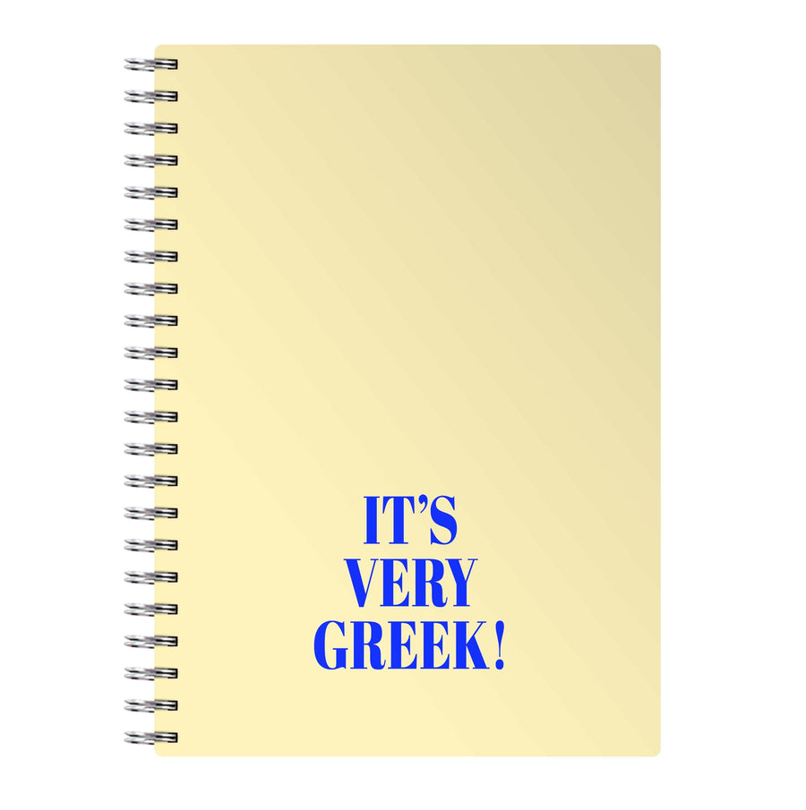 It's Very Greek! - Mamma Mia Notebook