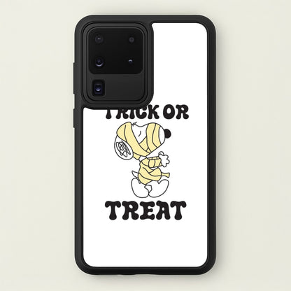 Trick Or Treat Cartoon Beagle Galaxy S20 Ultra Case