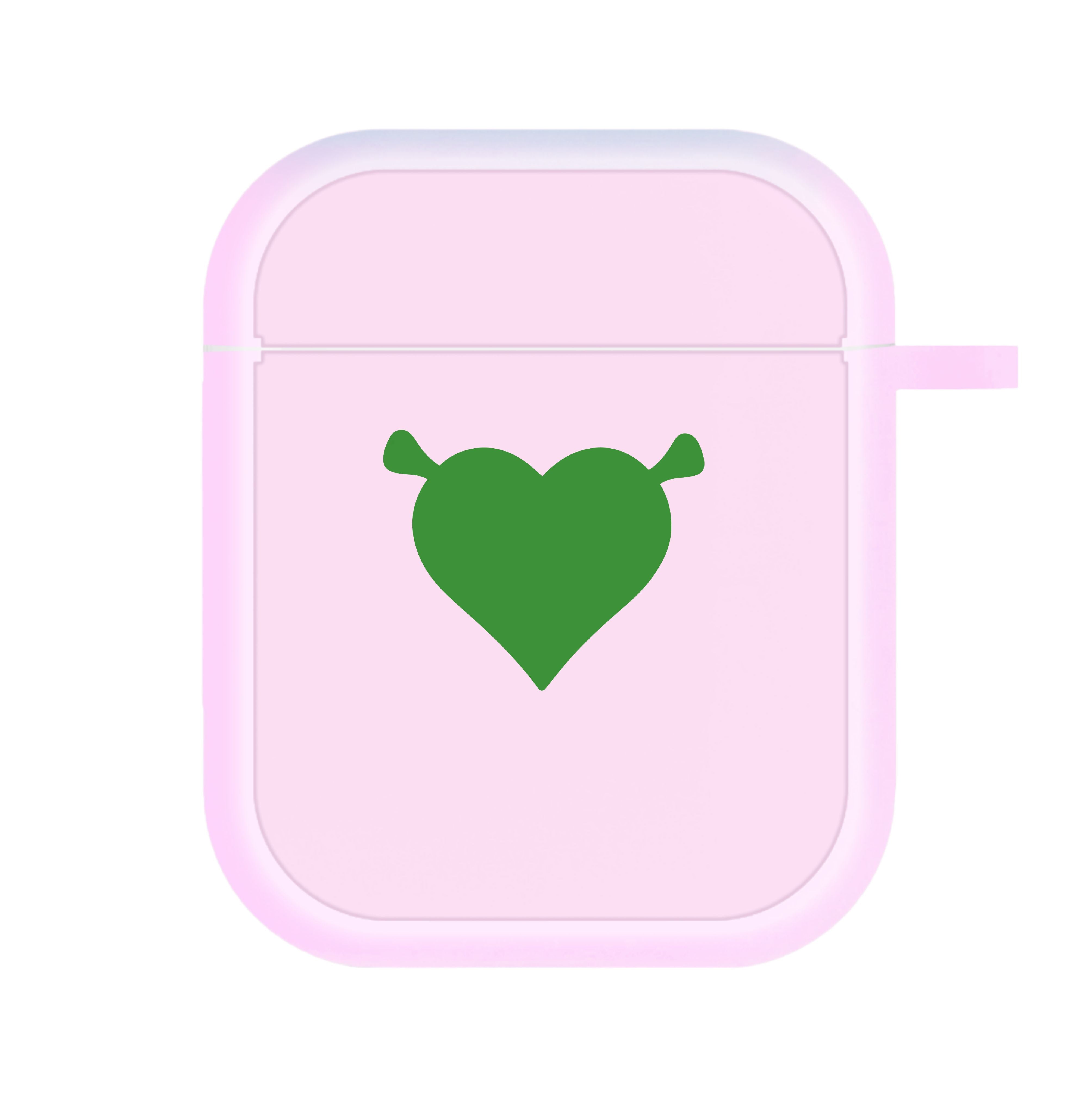 Green Ogre Heart AirPods Case