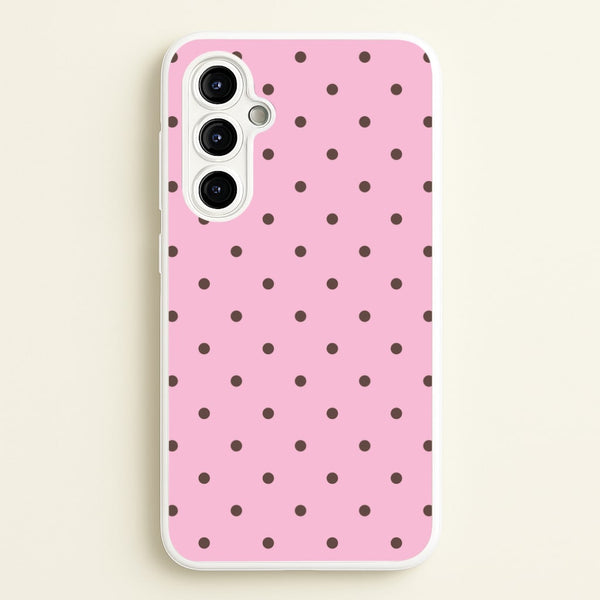 Strawberry Polka Dots Galaxy A54 Case