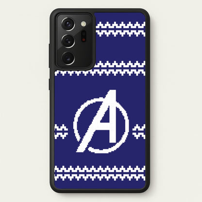 Superhero Team Blue Christmas Jumper  Galaxy Note 20 Ultra Case