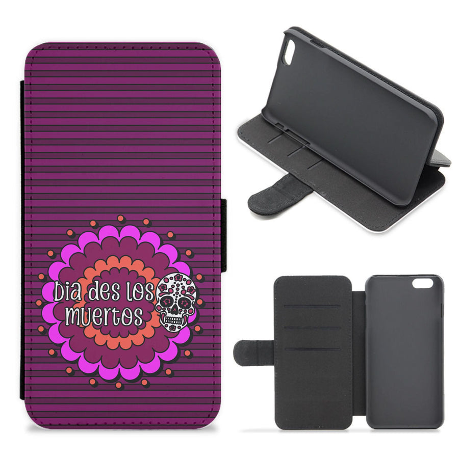 Dia Des Los Muertos 2 Flip / Wallet Phone Case