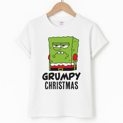 Grumpy Christmas Cartoon Sponge Unisex T-Shirt