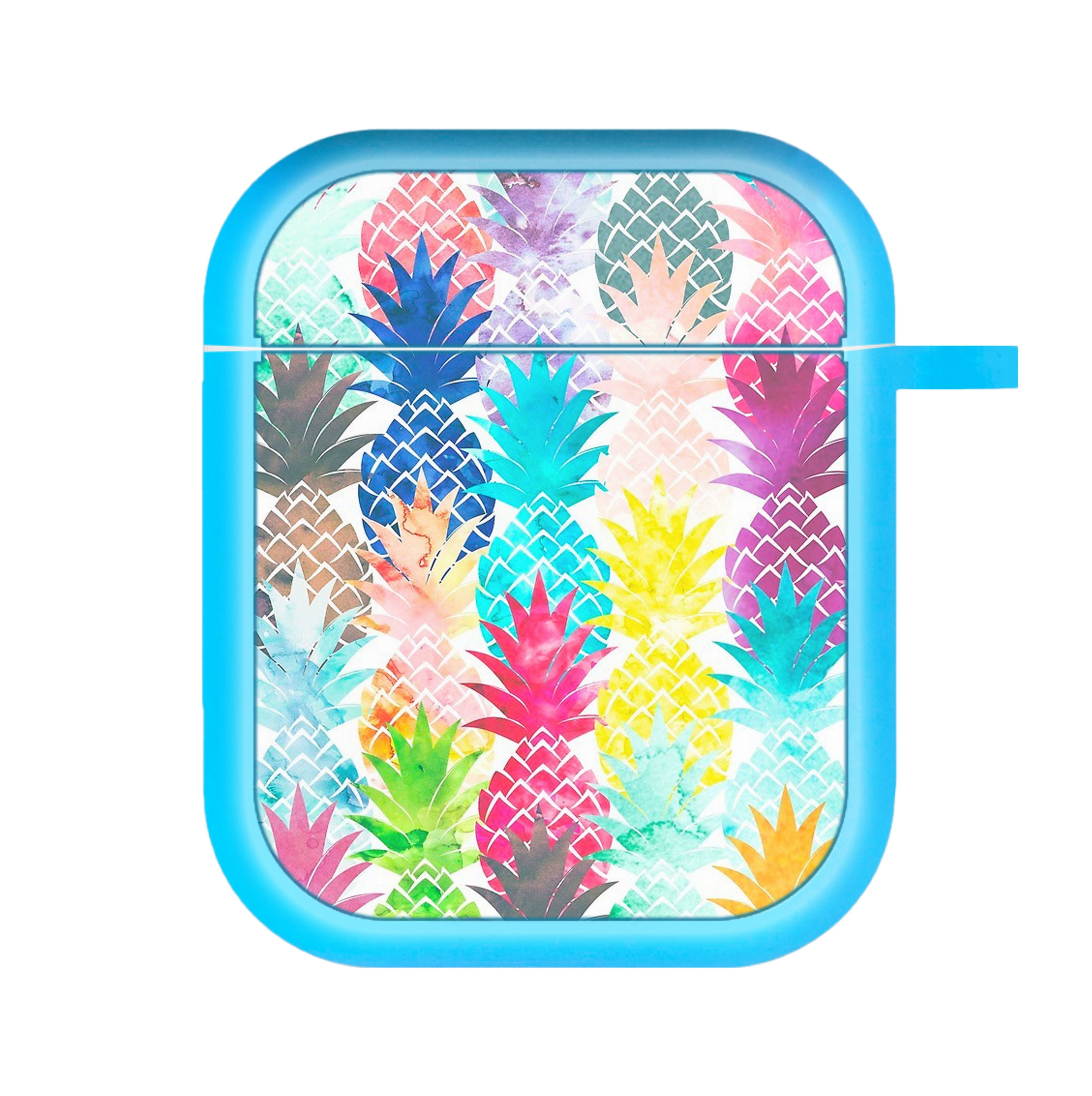 Watercolour Pineapple Pattern AirPods Case