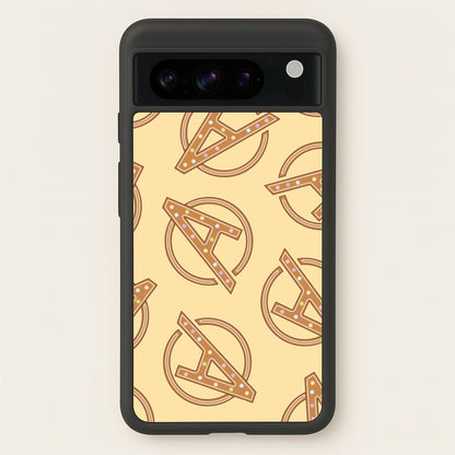 Superhero Team Gingerbread Pattern Google Pixel 8 Pro Case
