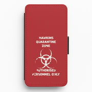 Hawkins Quarantine Zone Flip / Wallet Phone Case 1