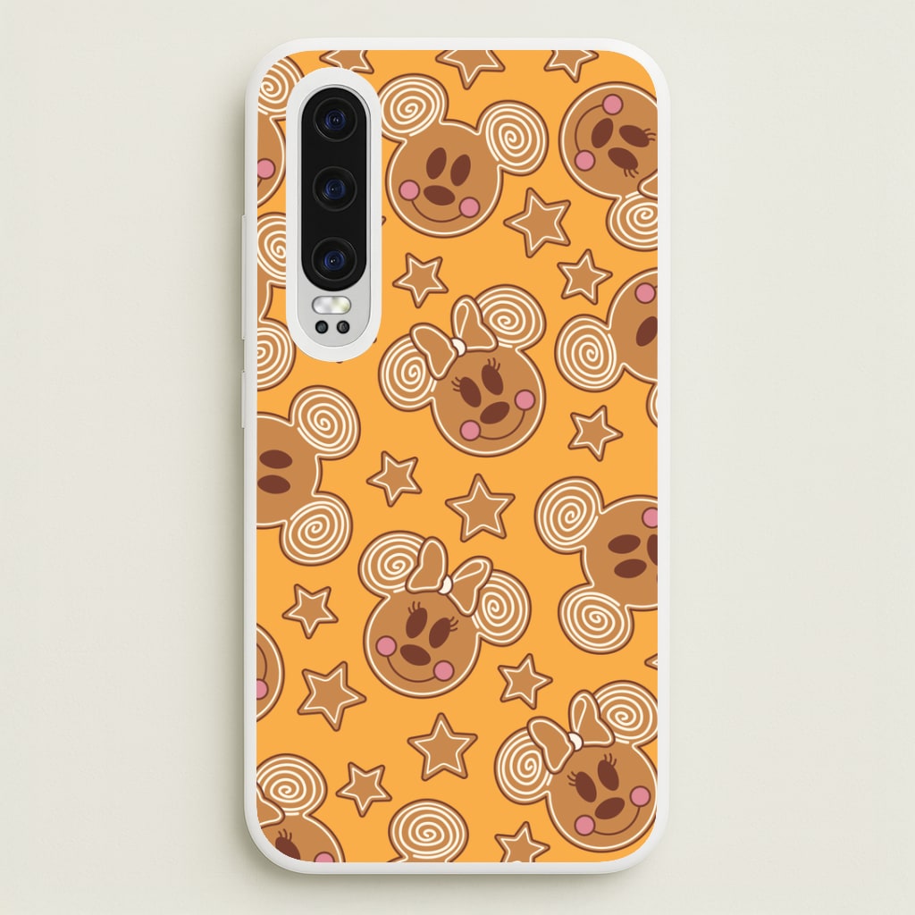 Cartoon Mouse Gingerbread Pattern Huawei P30 Case