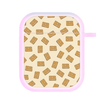 Custard Creams - Biscuits Patterns AirPods Case