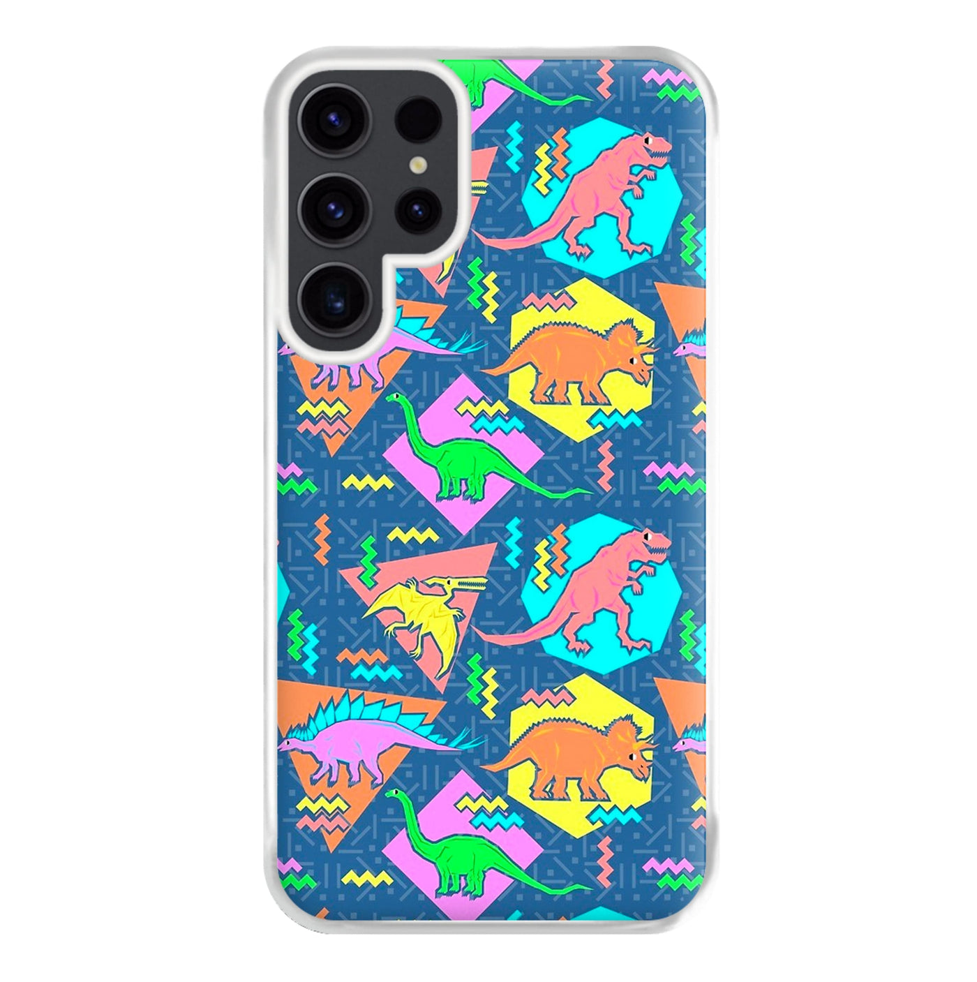 Nineties Dinosaurs Pattern Phone Case