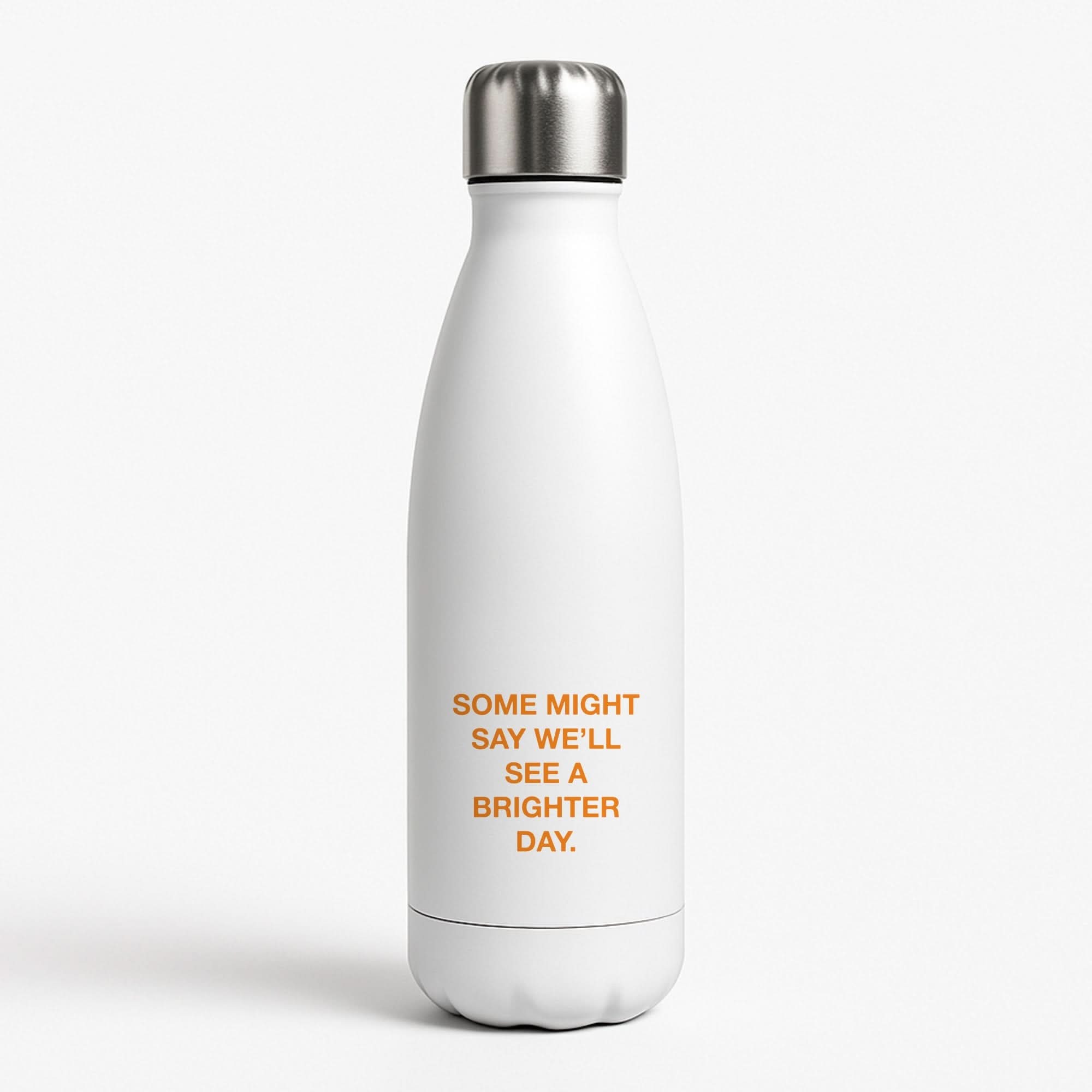A Brighter Day White Water Bottle