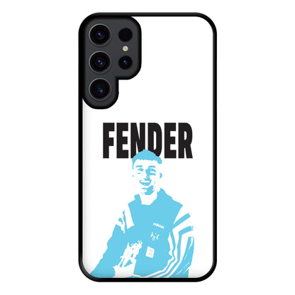 Fender Silhouette Blue Galaxy S23 Ultra Case
