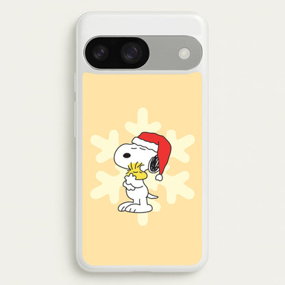 Christmas Cartoon Beagle And Bird  Google Pixel 9 / 9 Pro Case