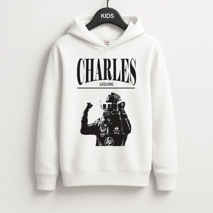 Charles Red And Gold Kids Hoodie
