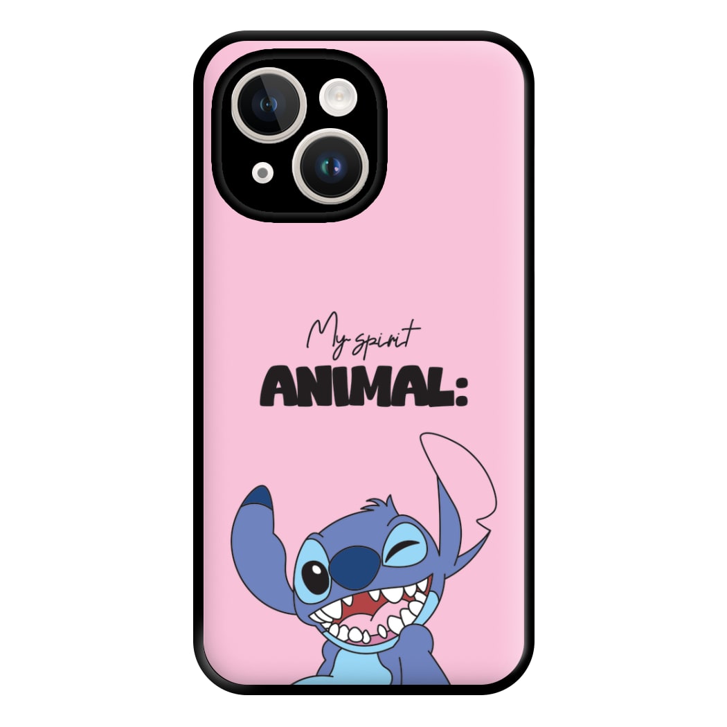 My Sprit Animal Blue Alien iPhone 15 Plus Case