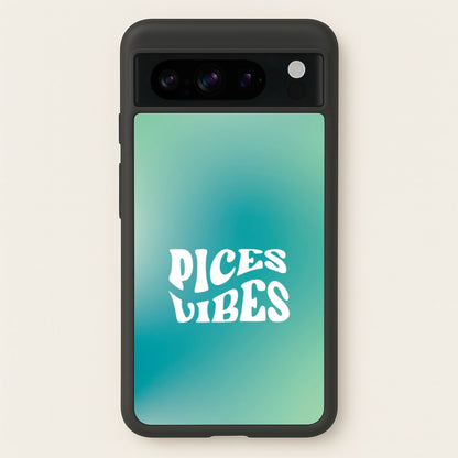 Pices Vibes Gradient Zodiac Google Pixel 8 Pro Case