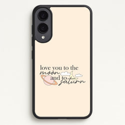 Love You To The Moon And Saturn Galaxy S25 Edge Case