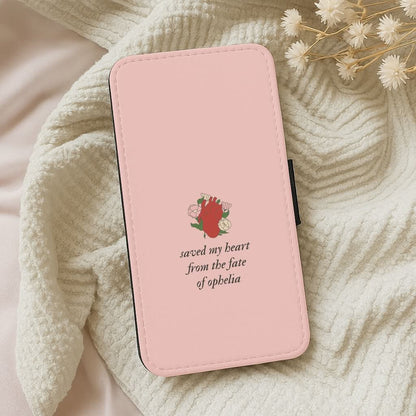 Saved My Heart Leather Phone Case