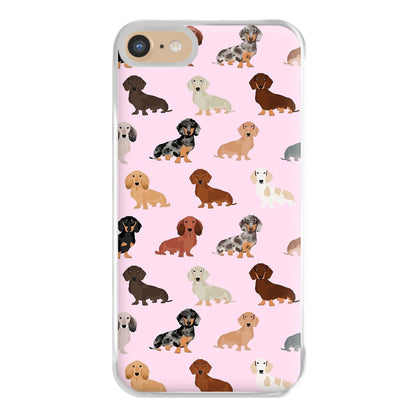 Dachshund Breed Pattern Phone Case