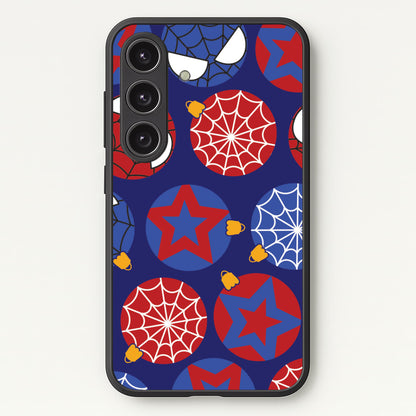Spider Hero Baubles Pattern Galaxy S24FE Case