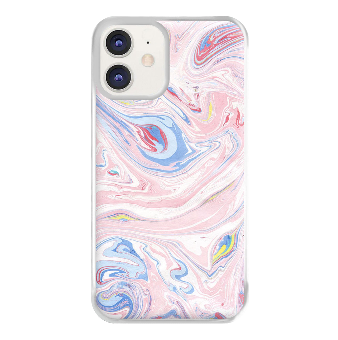 Pink Marble Swirl Phone Case