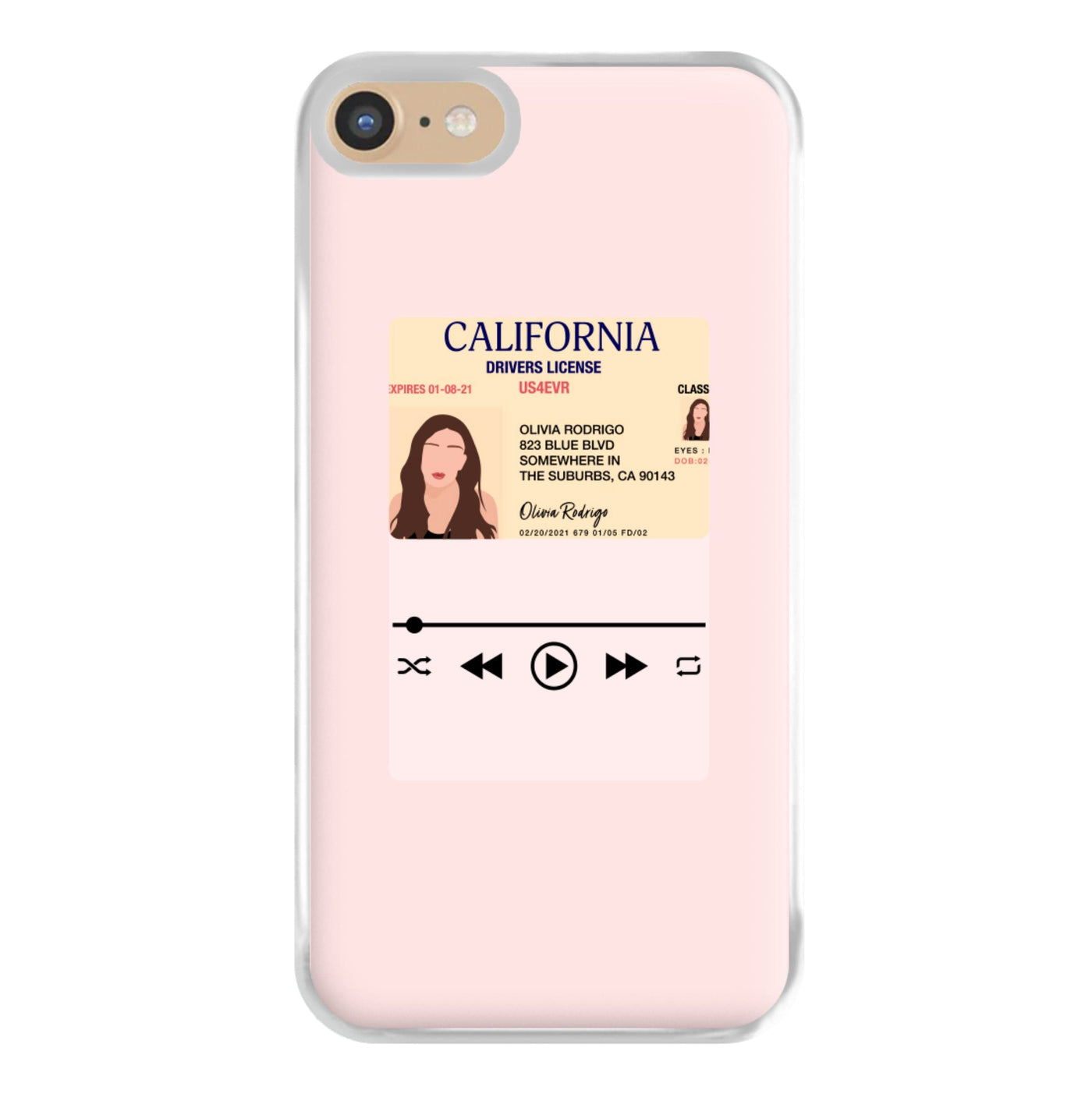 Drivers License - Olivia TikTok Phone Case