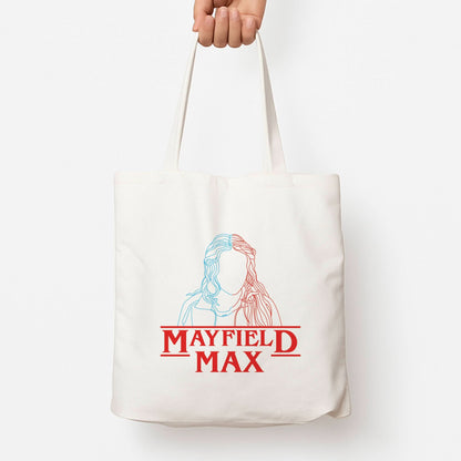 Blue And Red Max Tote Bag
