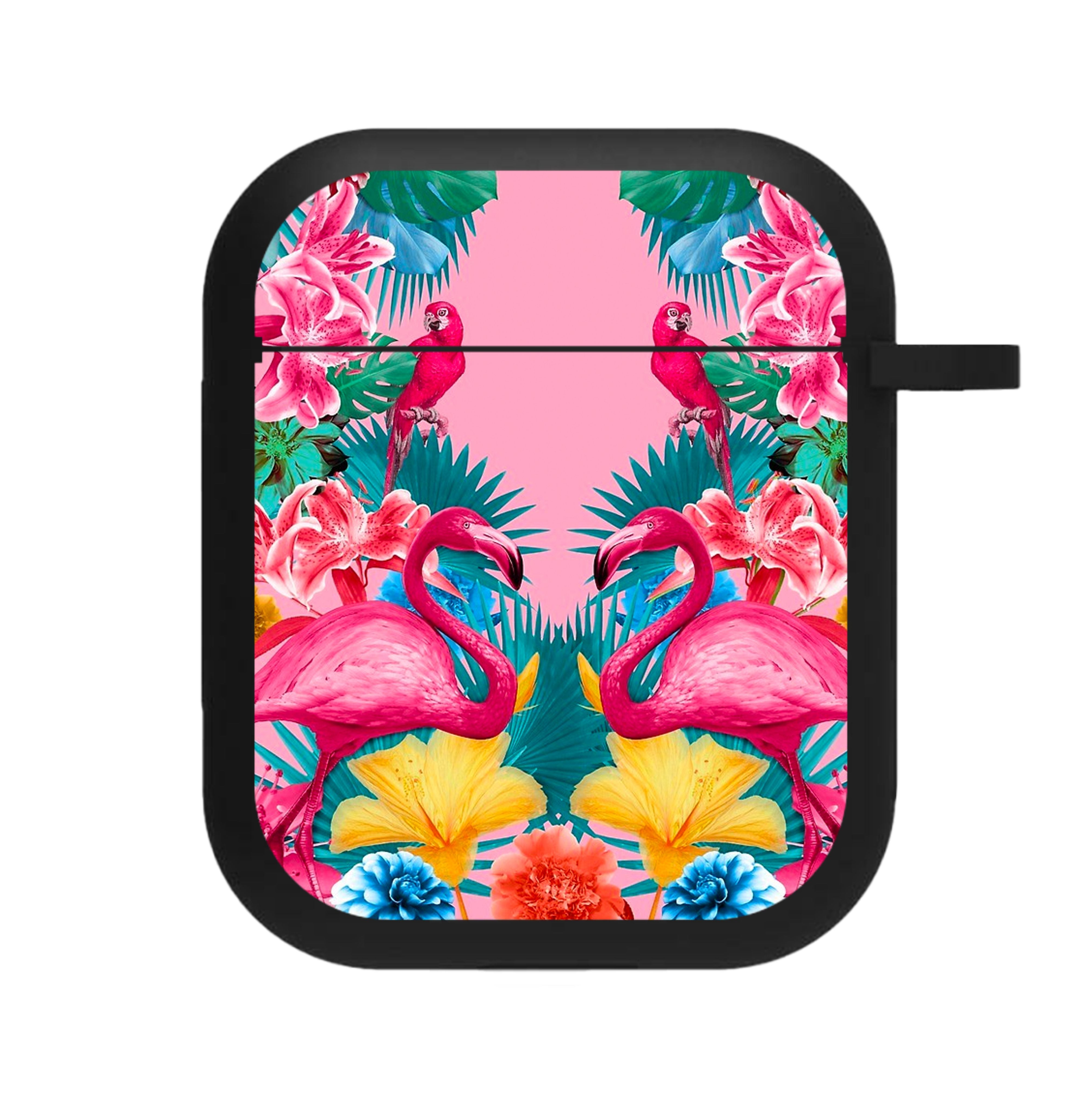 Flamingo and Tropical garden AirPods Case