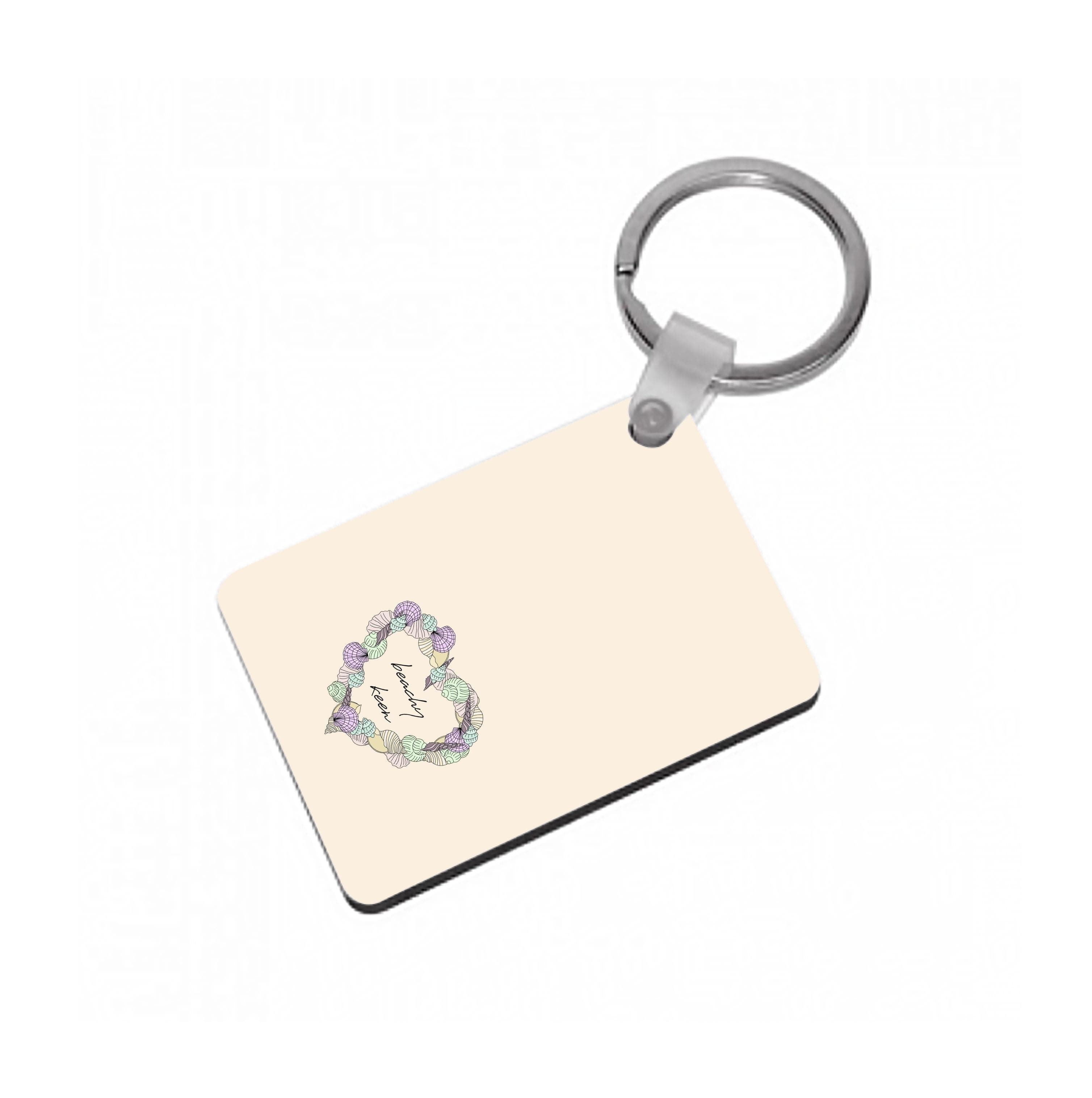 Beachy Keen - Seashells Keyring