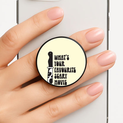 What's Your Favourite Scary Movie Trippy Phone Grip