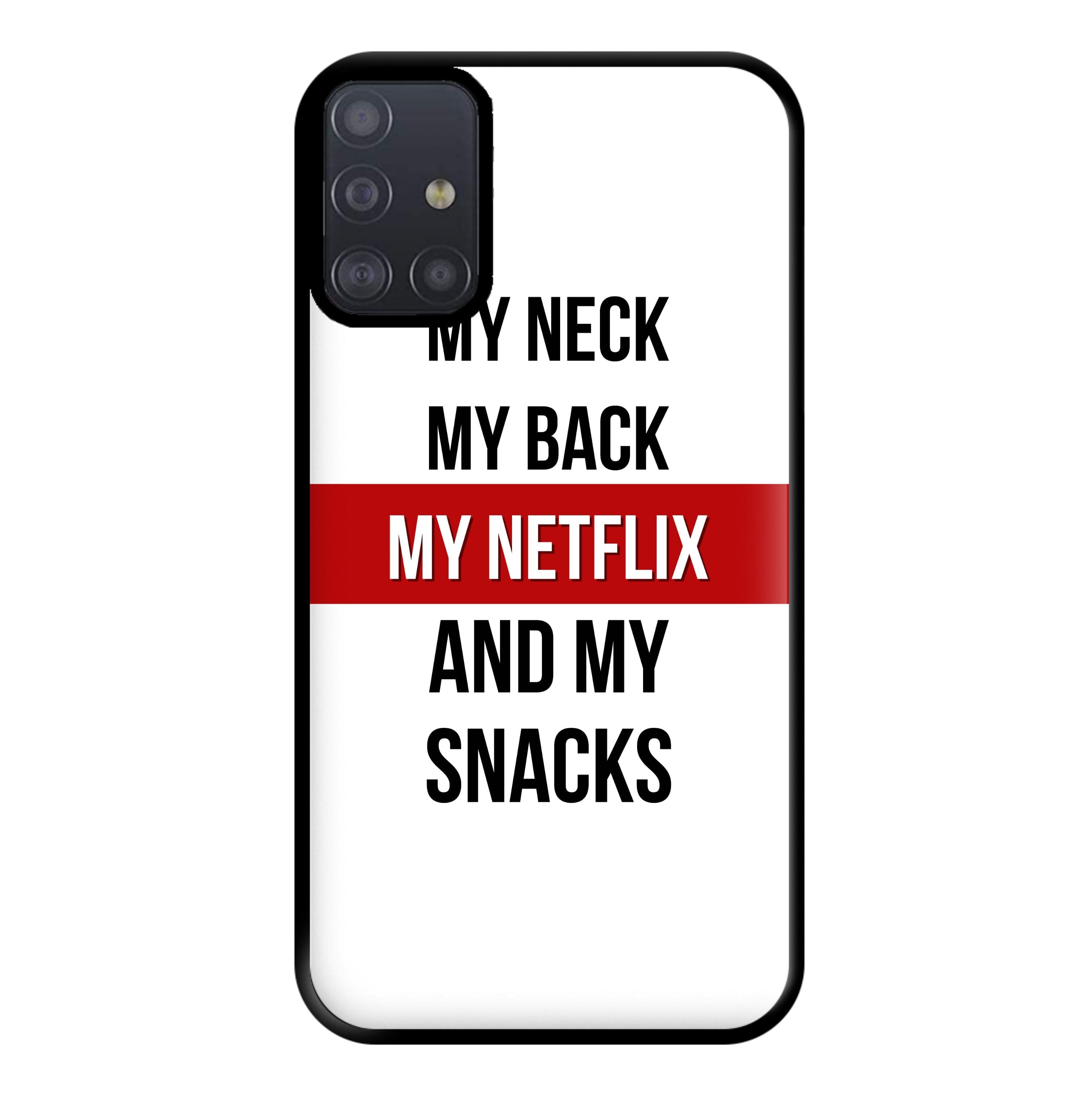 My Netflix & My Snacks Phone Case