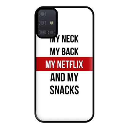 My Netflix & My Snacks Phone Case