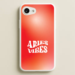 Aries Vibes Gradient Zodiac iPhone 16e Case