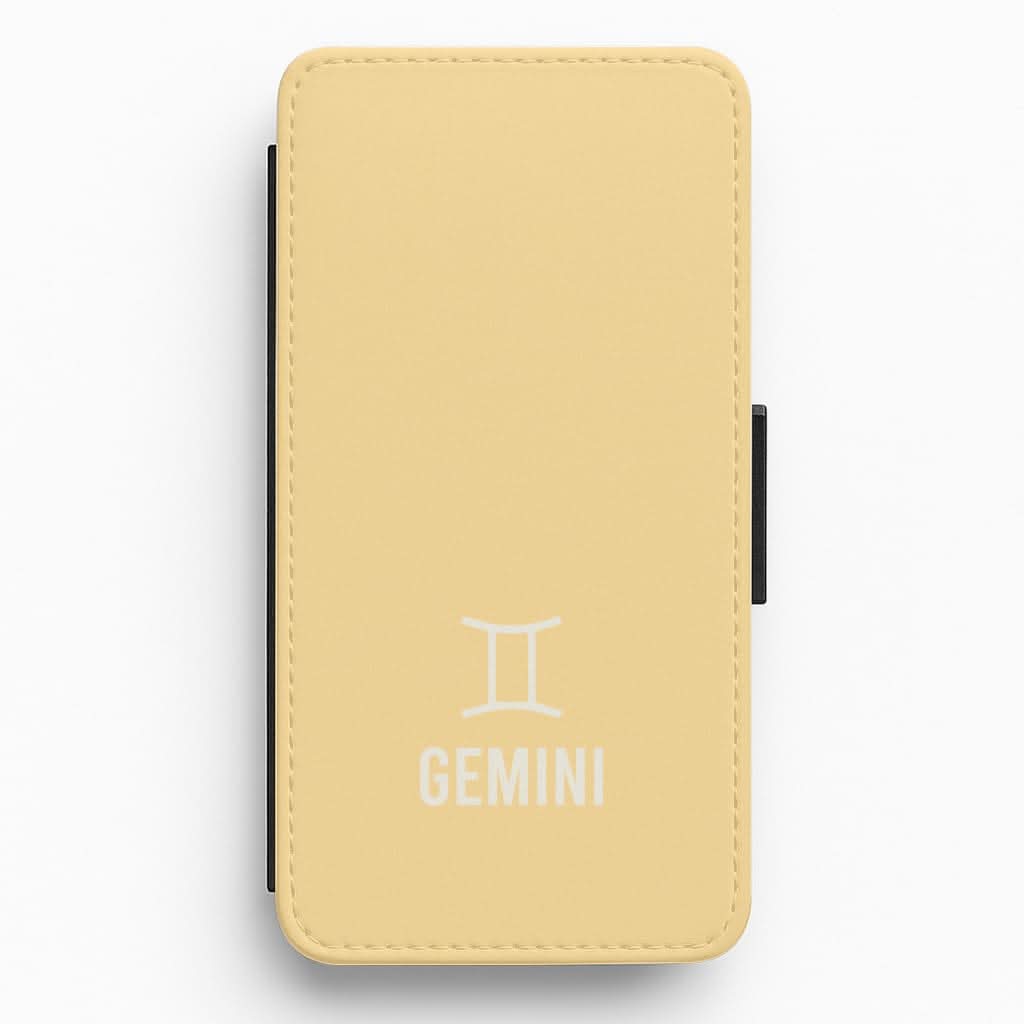 Gemini Pastel Zodiac Flip / Wallet Phone Case