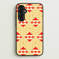 Abstract Christmas Baubles Pattern Galaxy A14 Case