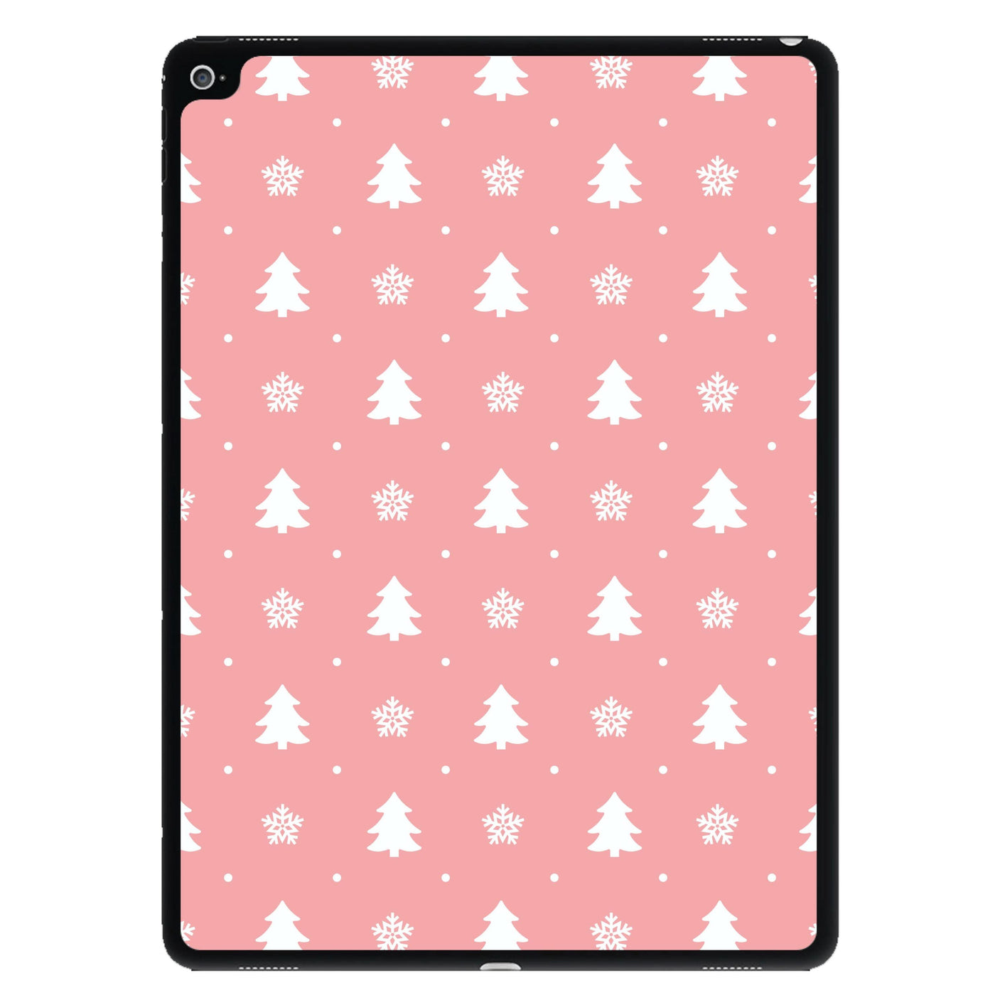 Pink Tree Pattern iPad Case