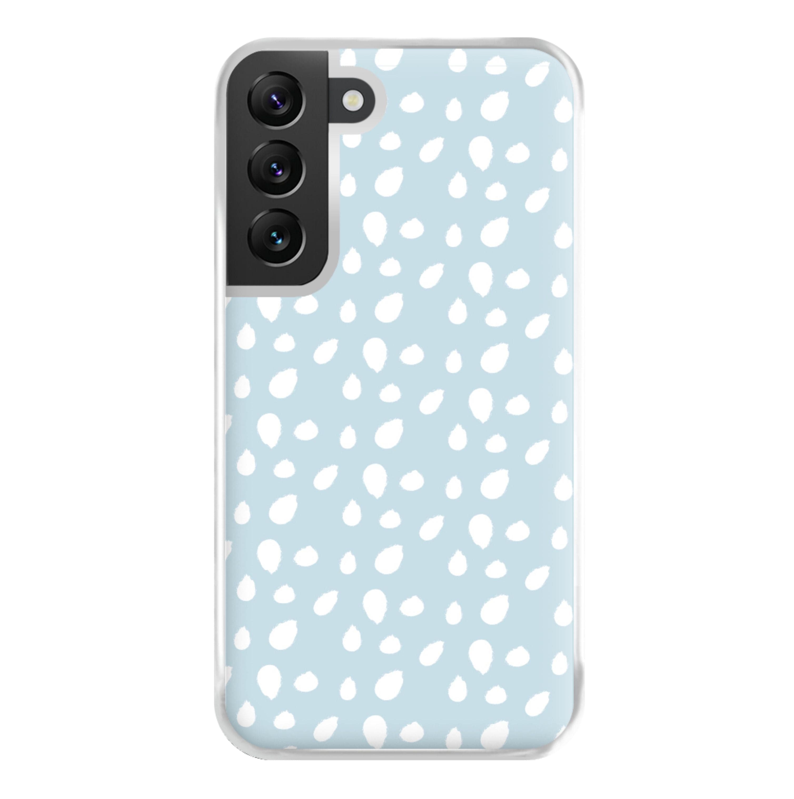 Pastel Blue Dots Phone Case