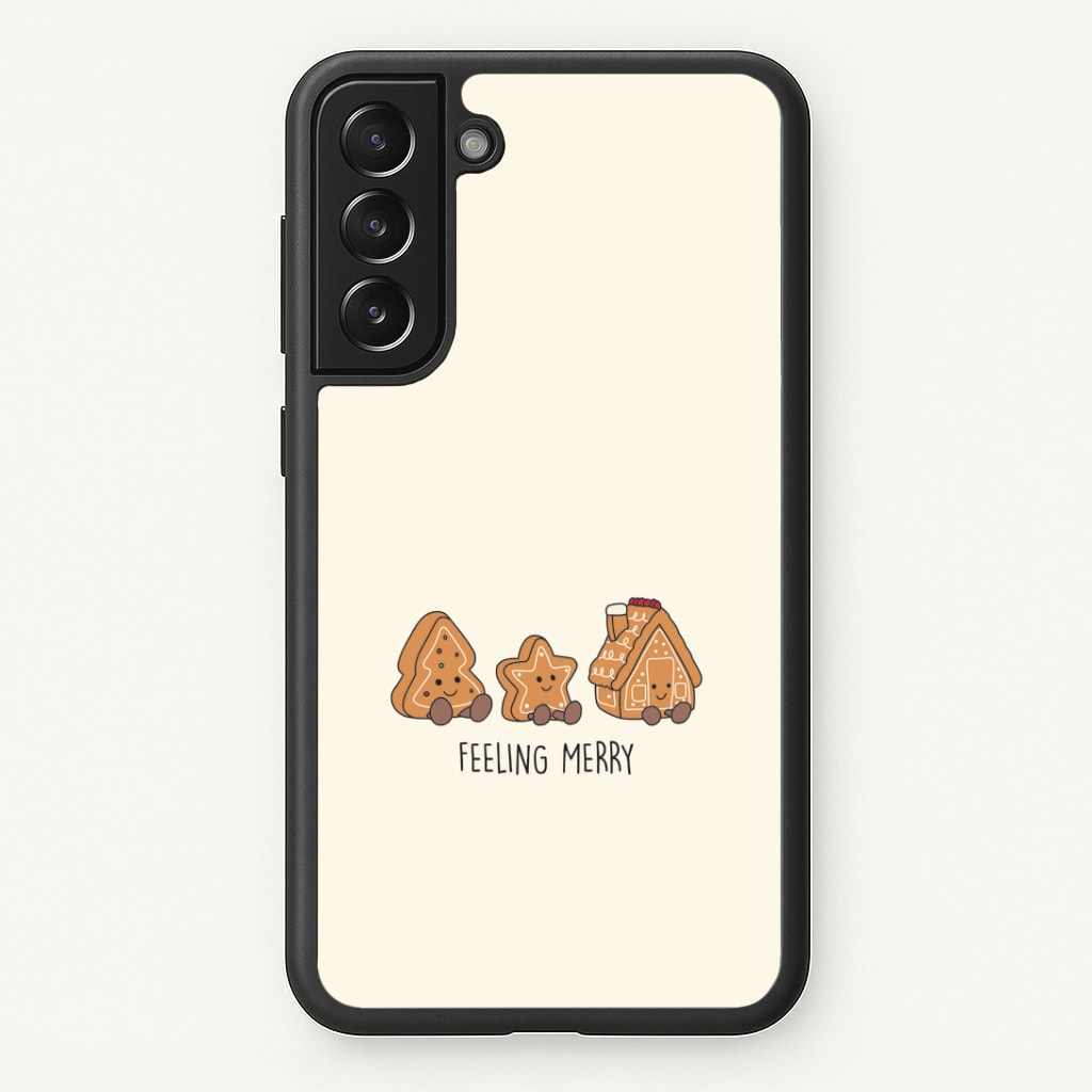 Gingerbread Plushies Quote Galaxy S22 Case