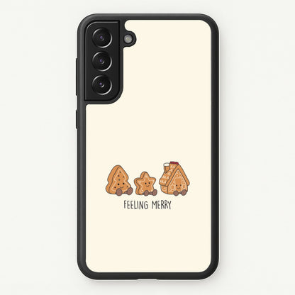 Gingerbread Plushies Quote Galaxy S22 Case