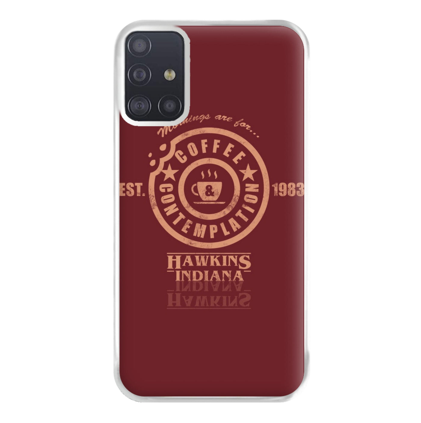 Coffee Contemplation - Stranger Things Phone Case