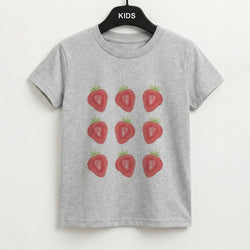Market Berries Grey Kids T-Shirt