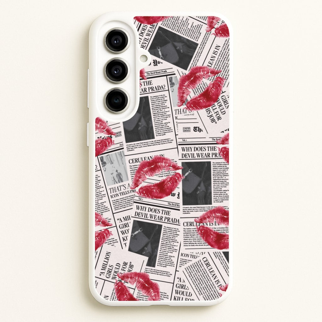 Front Page Kisses Galaxy A56 Case